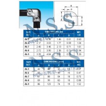 20NB PIPE FITTING-4YY 90 DEGREE ELBOW GALVANISED STEEL CLAMP